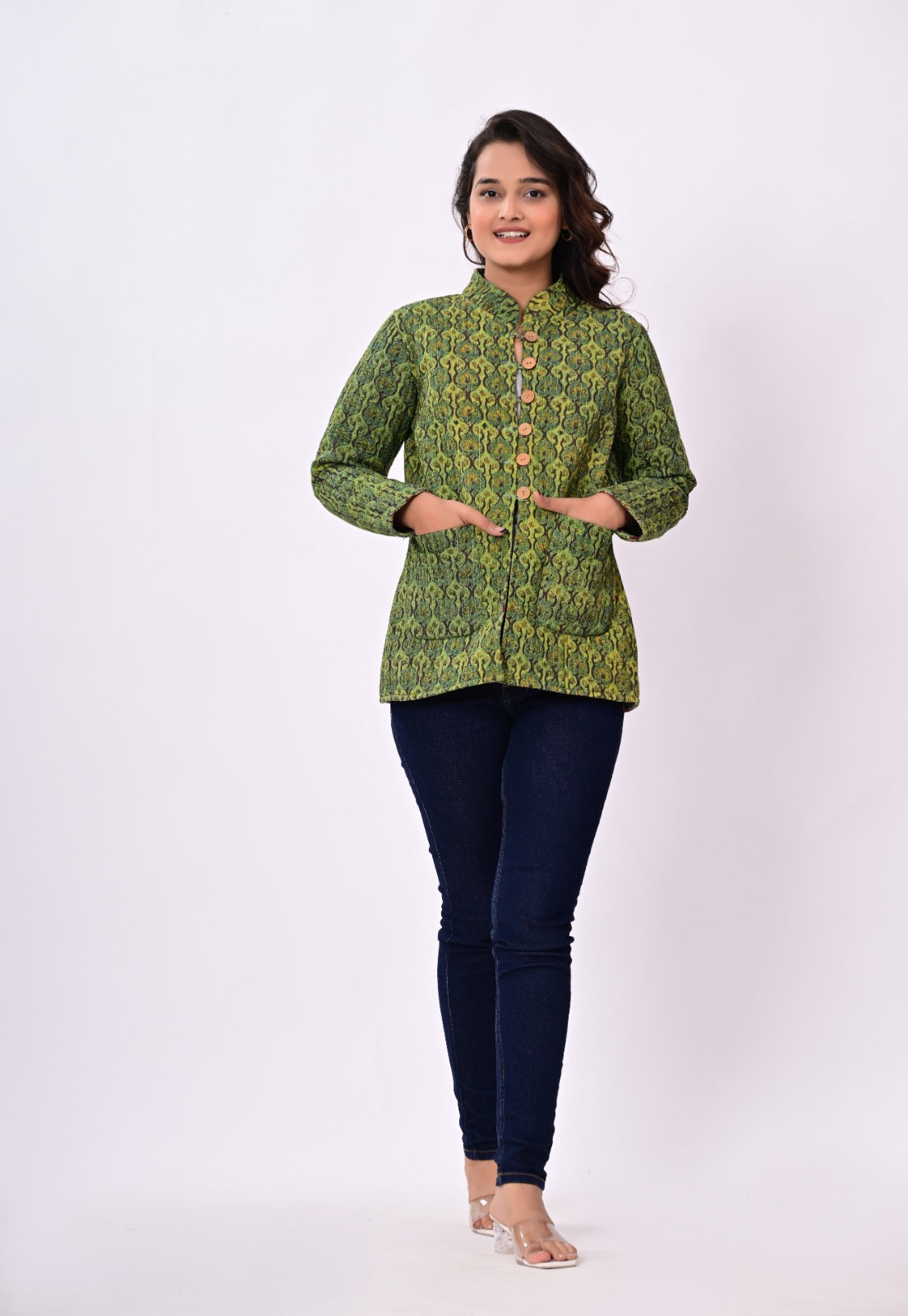 Jaipuri Quilted Reversible Cotton Winter Jacket | Custom Prints | Sizes XXS–7XL | House of the Handblock