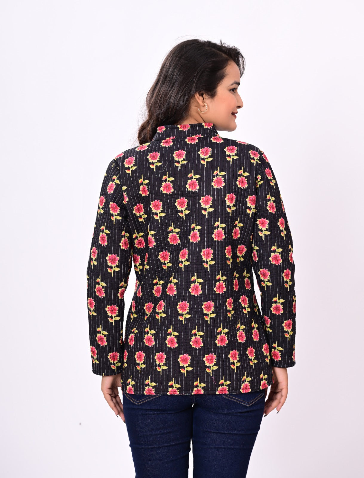 Jaipuri Quilted Reversible Cotton Winter Jacket | Custom Prints | Sizes XXS–7XL | House of the Handblock