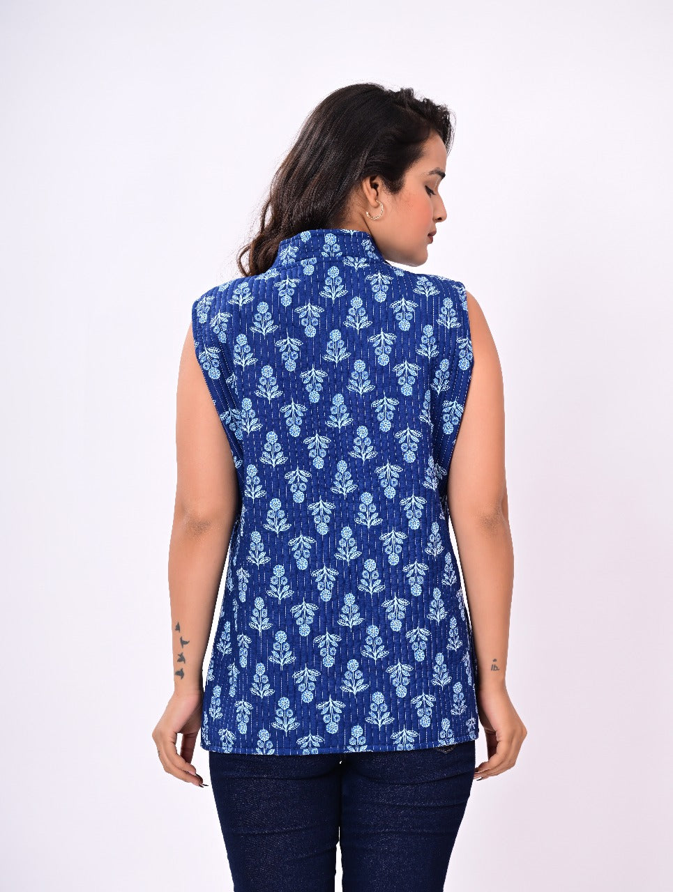 Jaipuri Quilted Reversible Cotton Winter Jacket | Custom Prints | Sizes XXS–7XL | House of the Handblock